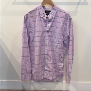 Bonobos Purple Casual Button Down Shirt Lightweight Cotton